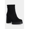 Členkové topánky Calvin Klein Jeans HEEL PLATFORM ZIP BOOT SS dámske, čierna farba, na podpätku, YW0YW01601 EUR 38