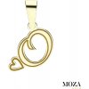 MOZA gold Písmeno O MG3528