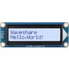 Waveshare LCD1602 I2C Module, Gray , 32 Characters LCD, 3.3V/5V, Backlight Adjustable