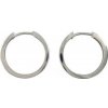 Strieborné náušnice krúžky 2cm