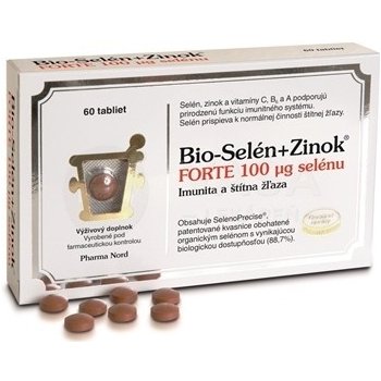 Bio-SELEN+ZINOK FORTE 100 μg selénu 60 ks od 13,89 € - Heureka.sk