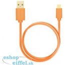 Axagon BUMM-AM10QO Micro USB 2A, 1m, oranžový