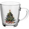 Altom Sklenený hrnček Christmas Tree 350 ml