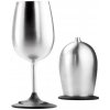 GSI Outdoors Glacier Stainless Nesting Wine Glass