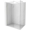 MEXEN/S - Kyoto-X Sprchová zástena WALK-IN 110 x 70, transparent 10 mm, nikel kartáčovaný 800-110-202-97-00-070-X