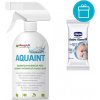 CHICCO Obrúsky vlhčené na cumlík 16 ks + AQUAINT 500 ml
