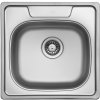 STRONG StrongSinks S1 Drez Tyne, leštený nerez 506x506, horná montáž