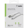 Belkin Lightning Lade/Sync kabel 2m, PVC, biele,mfi certifikovane