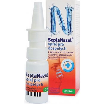 Septanazal sprej pre dospelých aer.nao.1 x 10 ml