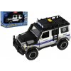 Auto záchranáři policie terénní plast 23x14cm na setrvačník na baterie se světlem se zvukem v krabic (00800517)