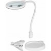 Goobay Lampa s lupou, 100 mm, 3 dioprie, LED osvětlení 6 W, klip a stojánek (40.92.0301)