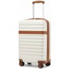Príručný ABS+PC kufor Kono s TSA zámkom - 33L - béžový