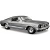 Maisto - 1967 Ford Mustang GT, metal šedá, 1:24