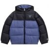 Guess Hooded Ls Padded Puffer W/Zip modrá