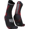 Bežecké ponožky Compressport, PRO RACING SOCKS v4.0 TRAIL čierna,červená T1