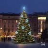 DECOLED LED svetelná sada pre vianočné stromčeky 9-11 m vysoké, teplá biela s bleskom, ľadové dekory DZ115S1
