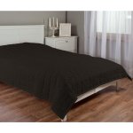 Pridať odbornú recenziu Dekoria přehoz na postel prešívaný do štvorcov čierna s hnedými niťami Madrid 105-17 260 x 210 cm - Heureka.sk