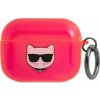 Karl Lagerfeld KLAPUCHFP Choupette ochranný kryt pro AirPods Pro růžový