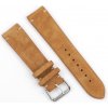 BStrap Suede Leather remienok na Garmin Vivoactive 3, brown (SSG020C0206)