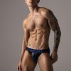 Jocksy Locker Gear LK0220 Massive Rude Jockstrap modré M, pánske jockstrapy so zipsom