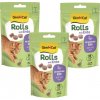 GimCat Rolls – maškrta pre mačky s kačacou príchuťou, 3x40 g