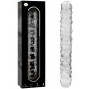 Nebula series by ibiza - model 15 dildo borosilicate glass clear 18.5 cm -o- 3 cm