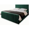 Wilsondo Čalúnená boxspring manželská posteľ Arion 160x200 - zelená