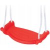 Dolu hojdačka plastová-sedadlo červená