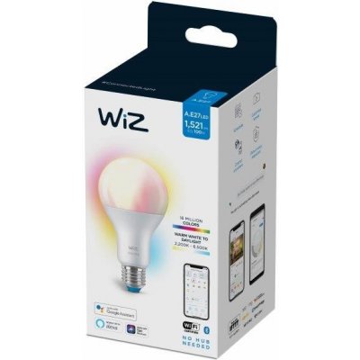 WiZ LED RGBW Stmievateľná žiarovka A67 E27/13W/230V 2200-6500K CRI 90 Wi-Fi -WiZ WI0005