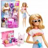 BARBIE PRINCESS BÁBIKA CESTOVATEĽKA HRAČKA PRE DIEVČATKO BÁBIKA HJY18