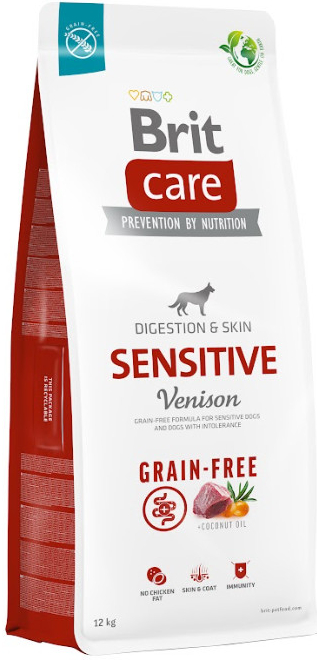 Brit Care Grain-free Sensitive Venison 2 x 12 kg