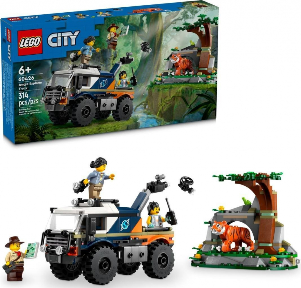 LEGO® City 60426 Terénne vozidlo na prieskum džungle