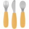 PetiteMARS Petite&MARS Sada príborov s nerezovej ocele Take&Match Intense Ochre 12m+