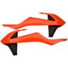 RTECH spojlery chladiča KTM, RTECH (oranžovo-čierne, pár)