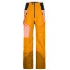 Ortovox 3L Guardian Shell Pants W autumn leaves S; Oranžová kalhoty