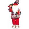 Dekorácia MagicHome Vianoce, Santa, so svetrom, 60 cm