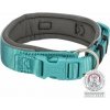 Trixie PREMIUM obojok EXTRA široký, aqua/grafit 33-42 cm/35 mm