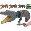 Krokodíl kliešte 19-24 cm naťahovací - mix farieb (zelený, hnedý, svetlo hnedý, modrý)
