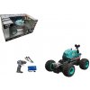 RC kaskadérske auto modré transformácie