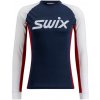Pánske funkčné tričko Swix, RACEX CLASSIC tmavo modrá,biela,červená XL