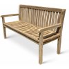 TEXIM Lavica záhradná KINGSBURY, teak 150 cm