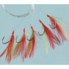 Fladen Nástraha Feather červeno žltý 5-hákový 1/0 0.60mm