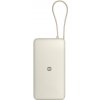 Xiaomi Power Banka 20000mAh s integrovaným kabelem, béžová