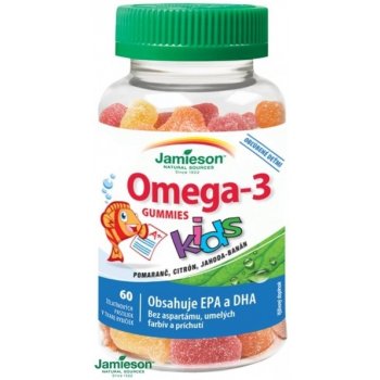 Jamieson Omega-3 Gummies Kids želatínové pastilky 60