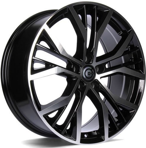 Carbonado Power 7,5x17 5x112 ET42 black front polished