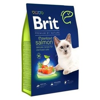 Brit Premium by Nature Cat. Sterilized Salmon 8 kg