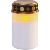 EMOS SK s.r.o. LED náhrobná sviečka, 12,5 cm, 2x C, vonkajšia aj vnútorná, vintage, časovač - DCCV21