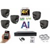 Monitorrs Security 4K IP 5 kamerový set 8 Mpix GDome (6377K5) (Monitorrs Security)