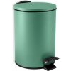 Spirella pedálový odpadkový kôš Adelar, matný zelený, oceľ, 3 l