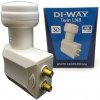 DI-WAY LNB TWIN 0,1dB, WHITE LEOPARD LINE
